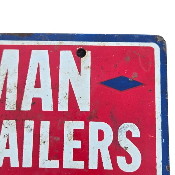 Vintage Barkman Travel Trailers Manhattan Kansas License Plate Dealer Tag Promo - Picture 2 of 16
